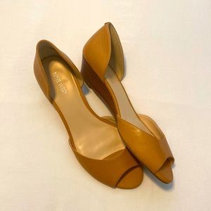 Nine West Wedge heel open toe shoes